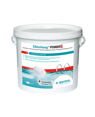 Chlorilong Power 5 (tablettes de chlore multifonctionnelles de 250 g)