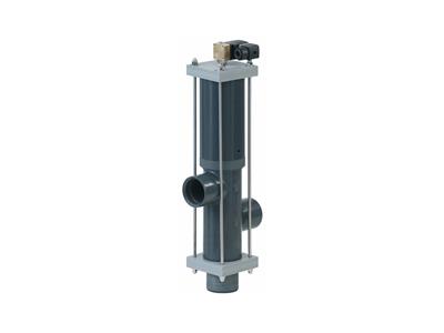 Besgo 3-way valve DN80 / 90 mm, including solenoid valve 230 V